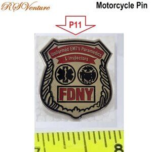 Buy one choose one FREE, Vintage FDNY Motorcycle Pin